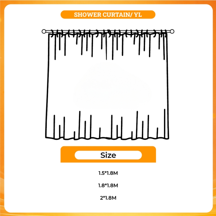 3D shower curtain - The Smiths Merch