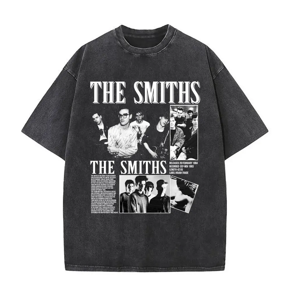 Band The Smiths Mineral Wash T-Shirt