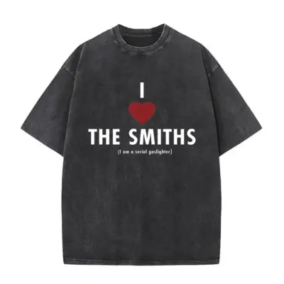 I Love The Smiths Mineral Wash T-Shirt