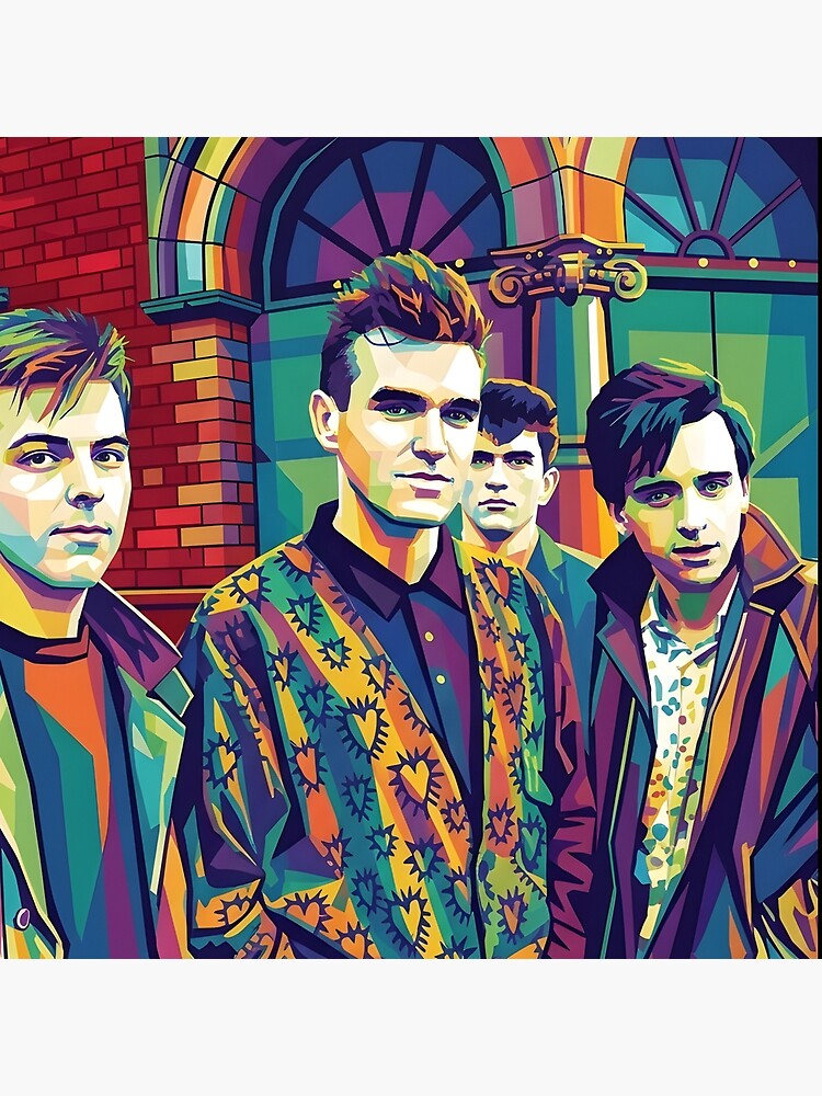 The Smiths Wpap Pop Art Tapestry - Image 2