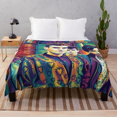 The Smiths Wpap Pop Art Throw Blanket