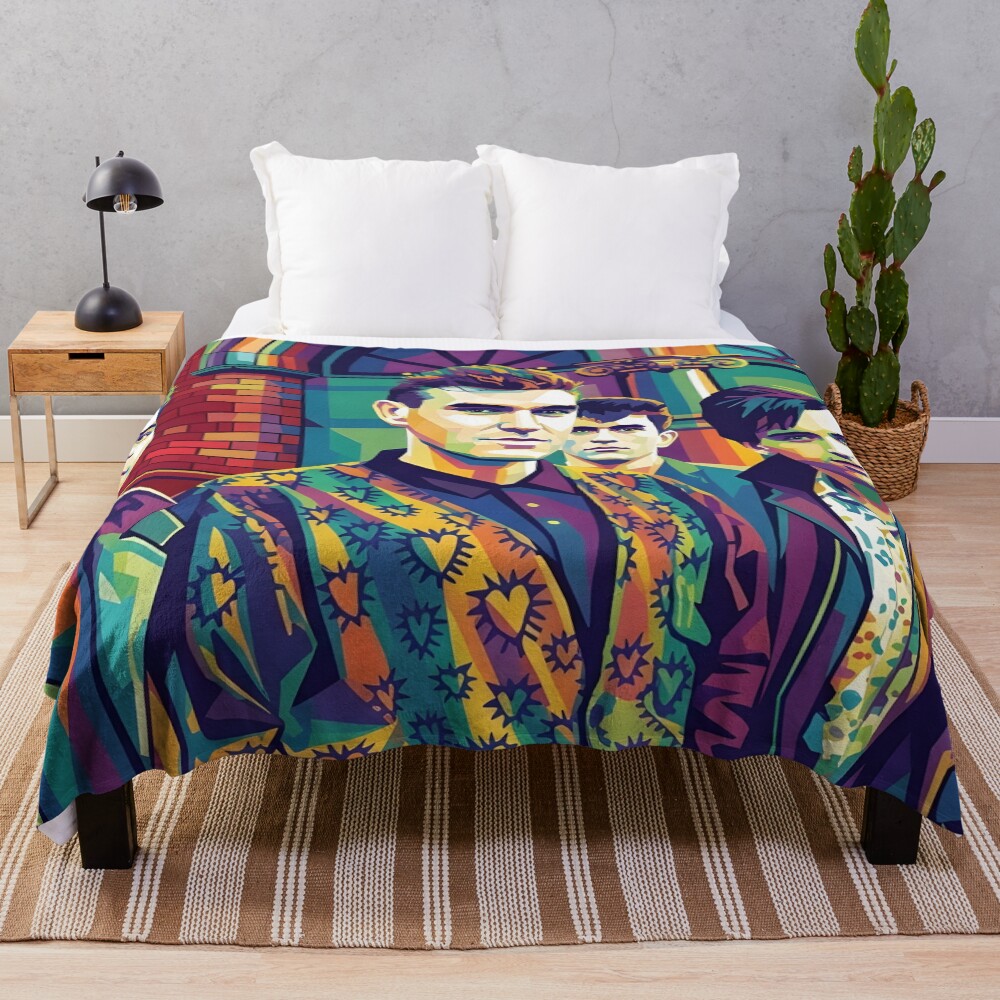 The Smiths Wpap Pop Art Throw Blanket