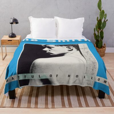 Hollow Blue Hateful Of Hollow Throw Blanket