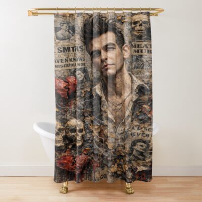Morrisey The Smiths Grunge Tribute Shower Curtain