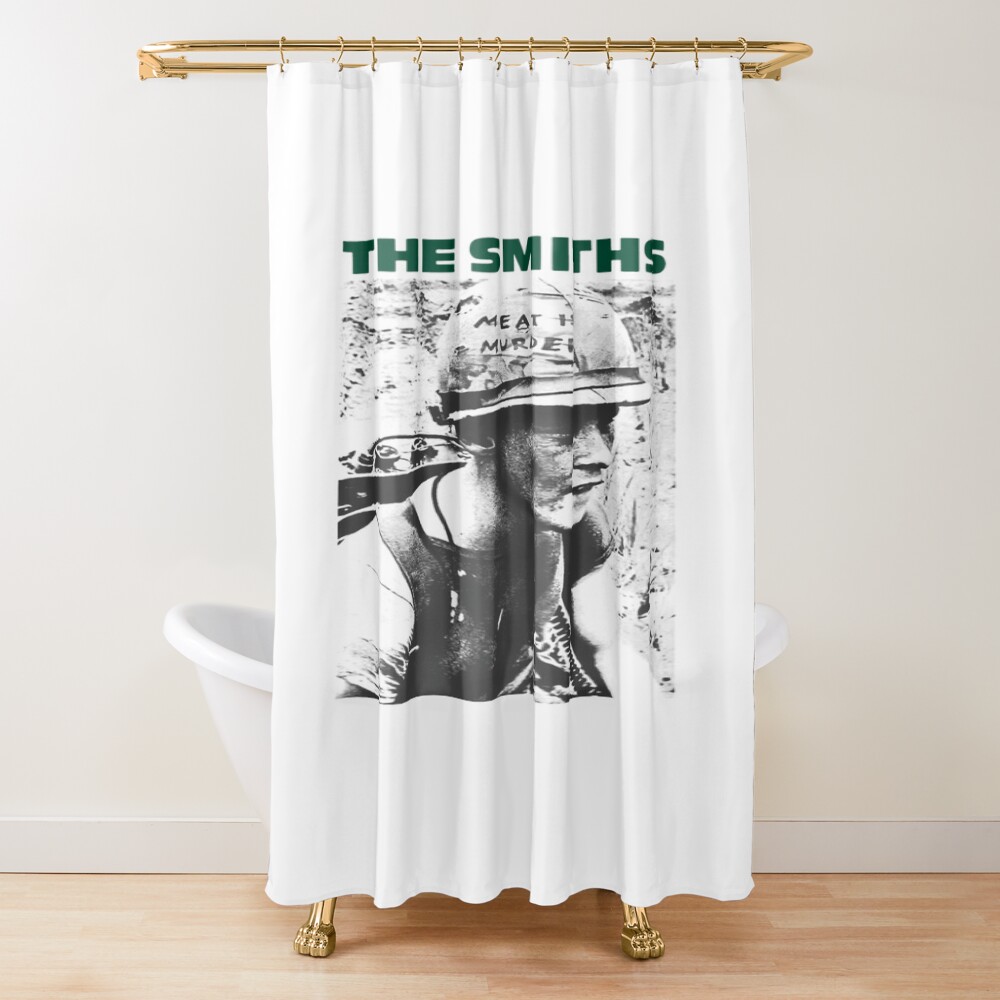 The Smiths Meat Is Murder Punk Rock Shower Curtain