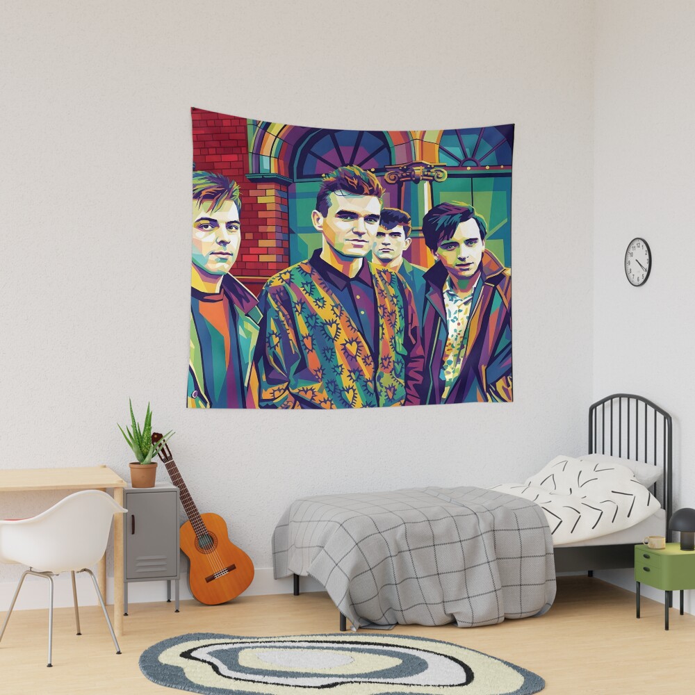 The Smiths Wpap Pop Art Tapestry