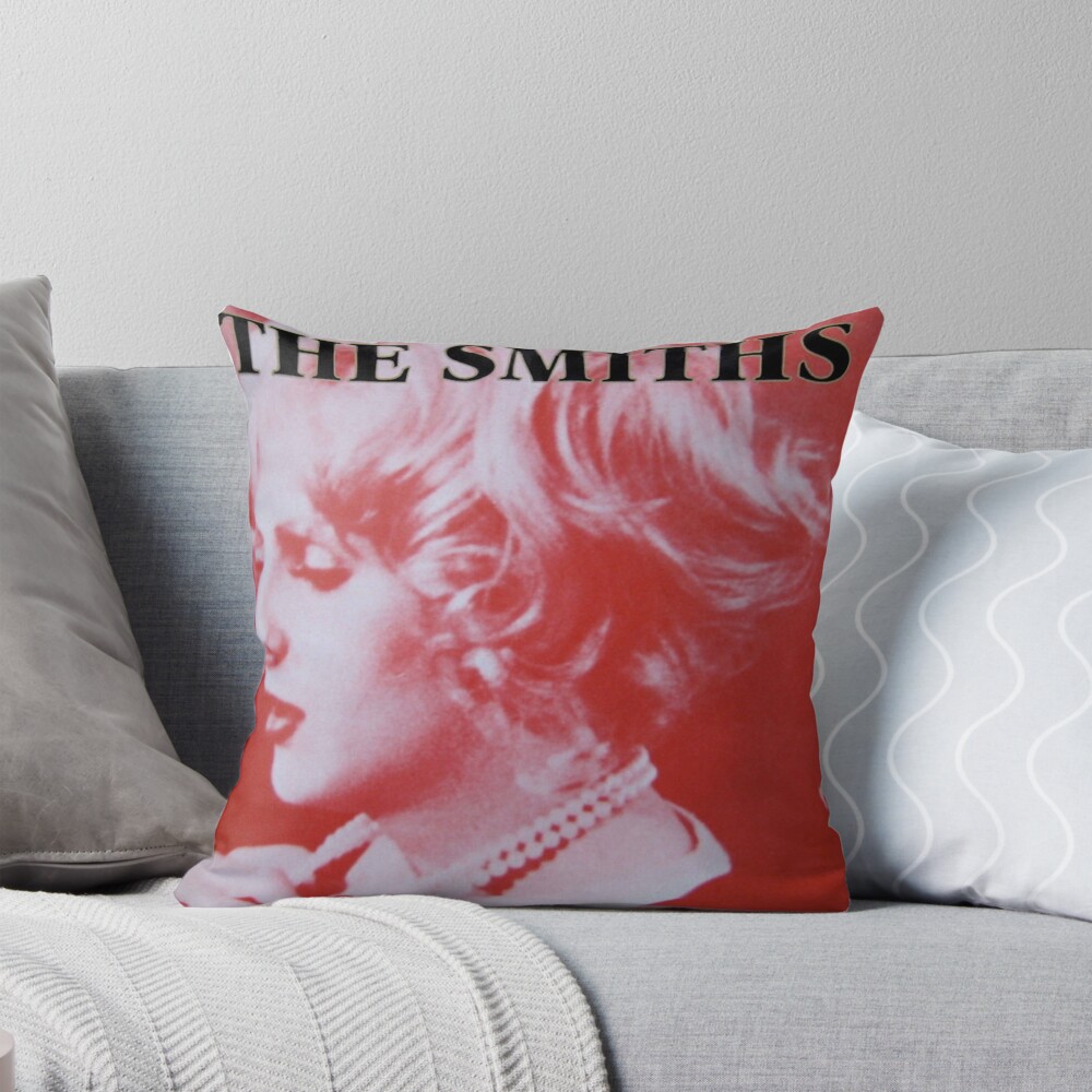 Red Queen The Smiths Throw Pillow