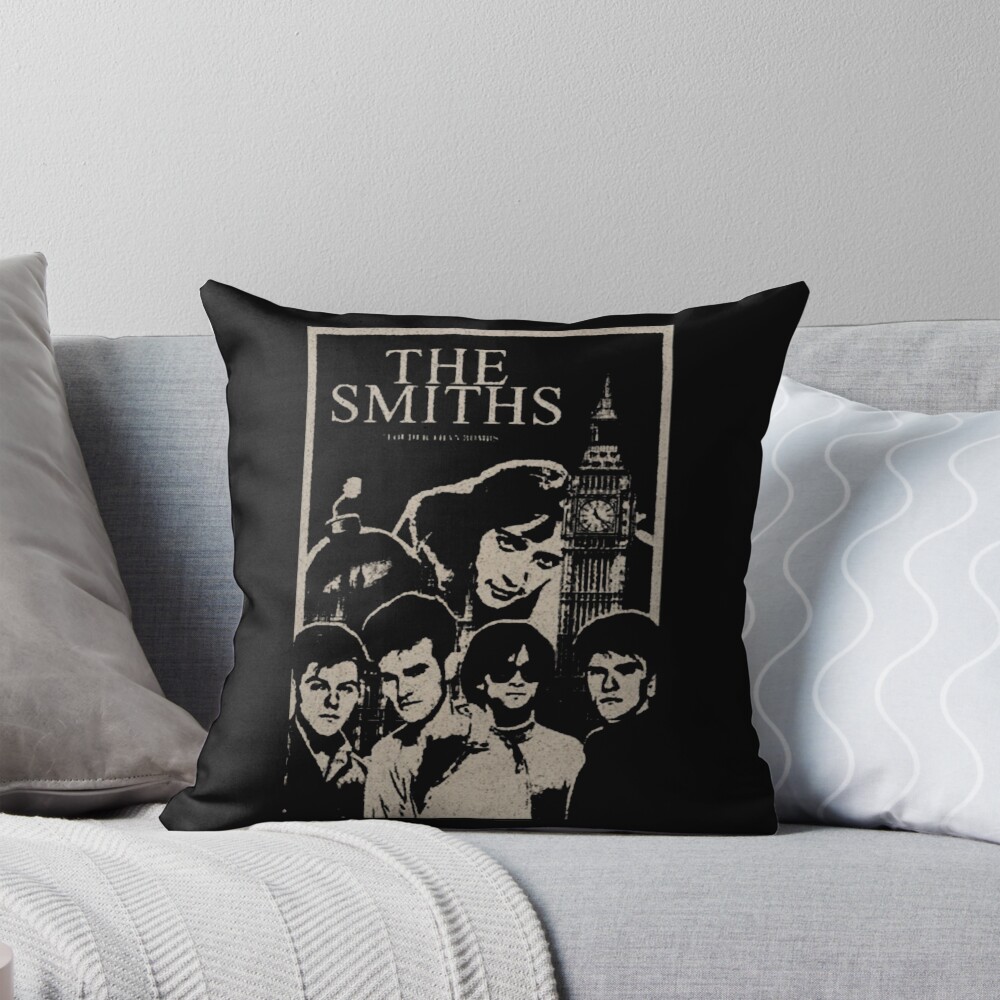 Band The Smiths Throw Pillow
