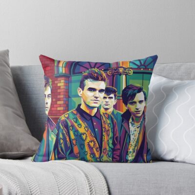 The Smiths Wpap Pop Art Throw Pillow