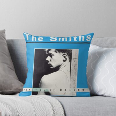 Hollow Blue Hateful Of Hollow Throw Pillow
