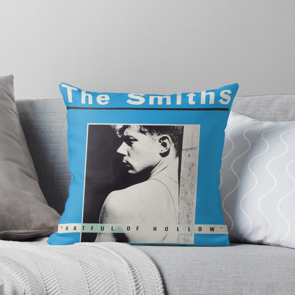 Hollow Blue Hateful Of Hollow Throw Pillow