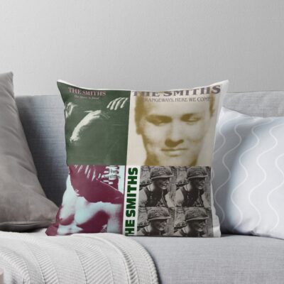 The Smiths Albums Throw Pillow