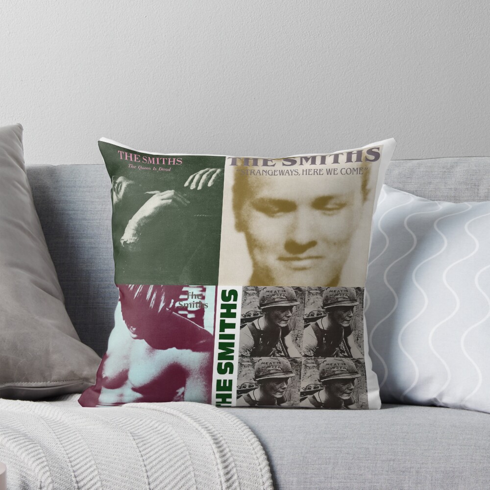 The Smiths Albums Throw Pillow