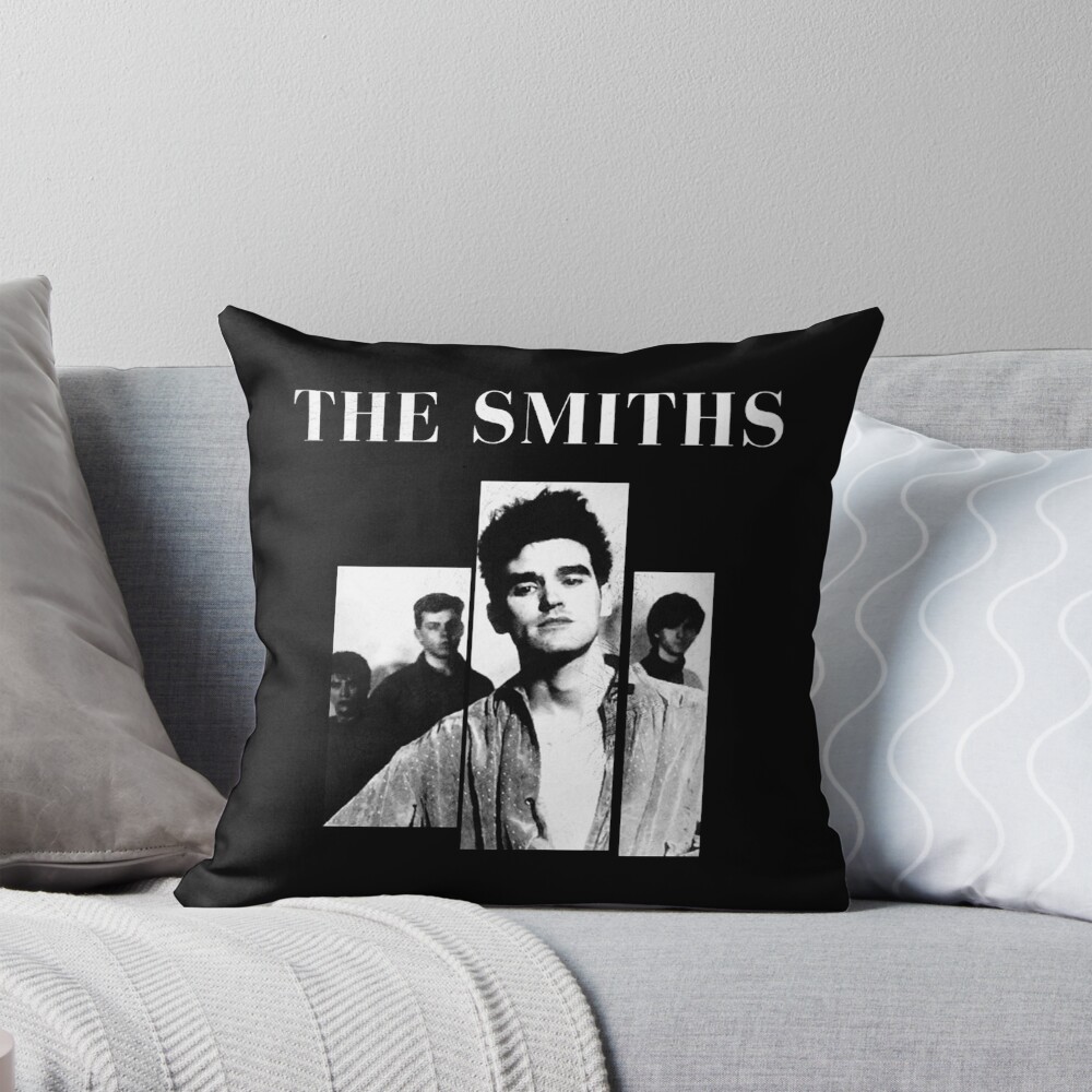 The Smiths Band Throw Pillow